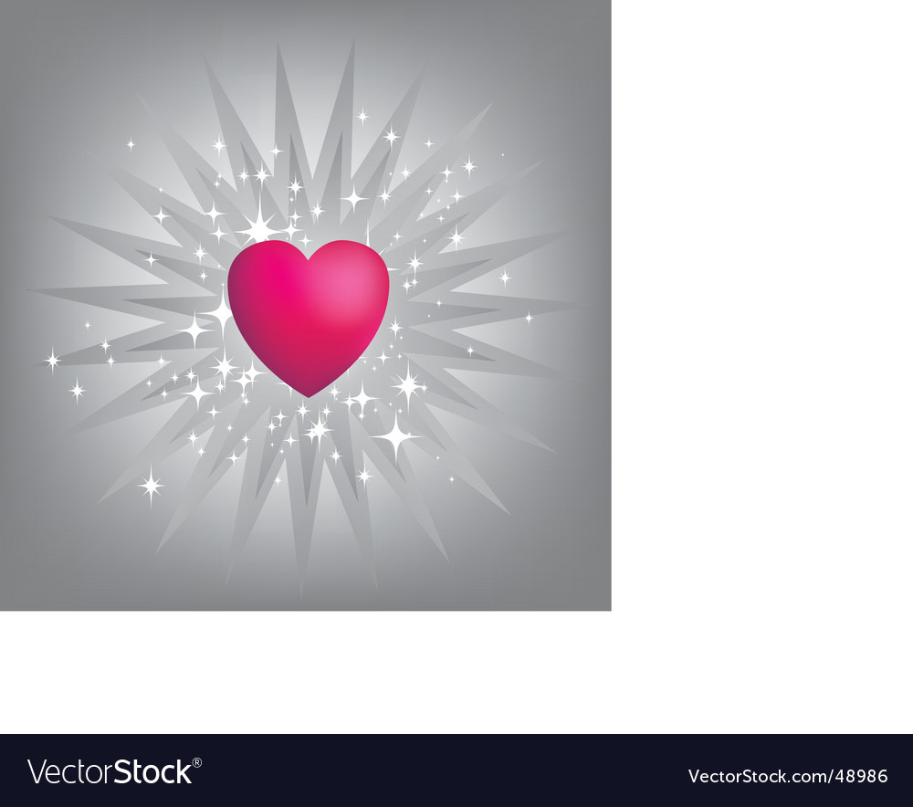 Exploding pink heart