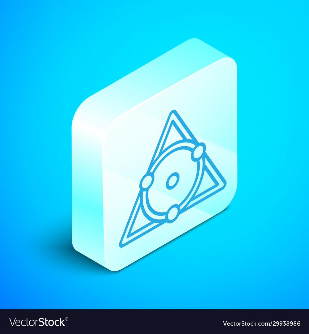 Isometric line chalkboard with function