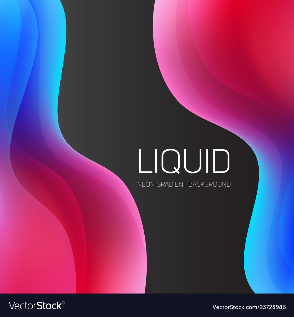 Liquid Gradient Abstract Background