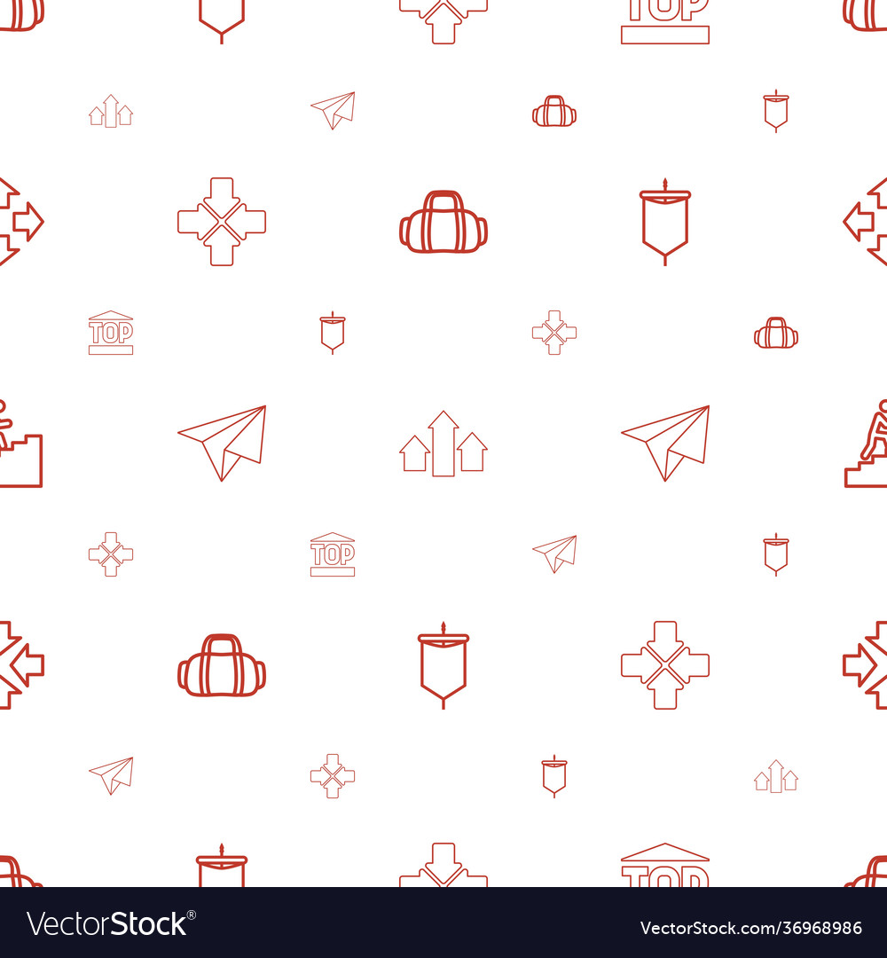 Move icons pattern seamless white background