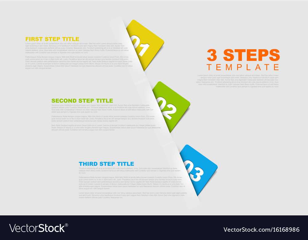 One two three - progress template