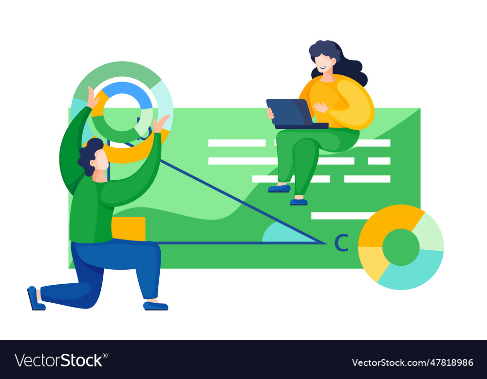 Online math course learning mathematics Royalty Free Vector