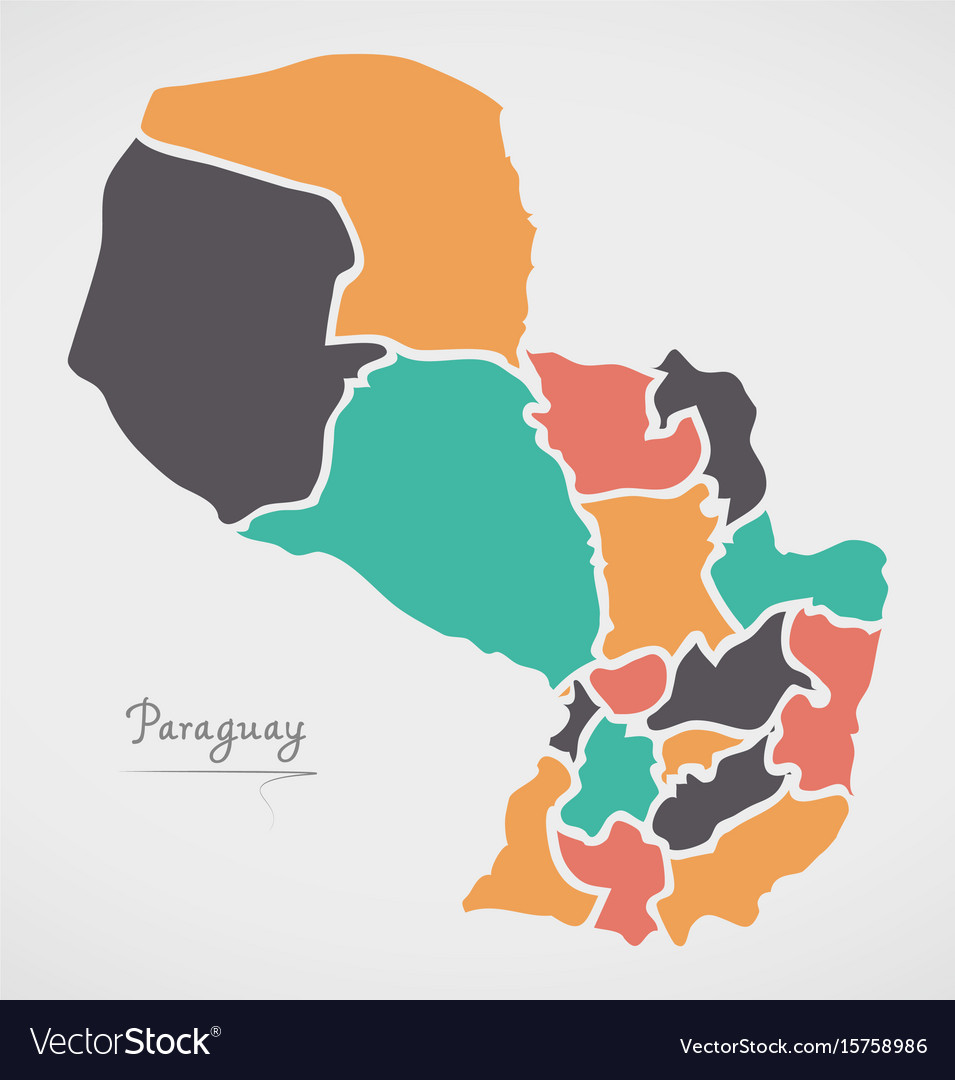 View Mapa Paraguay Vector Png PNG