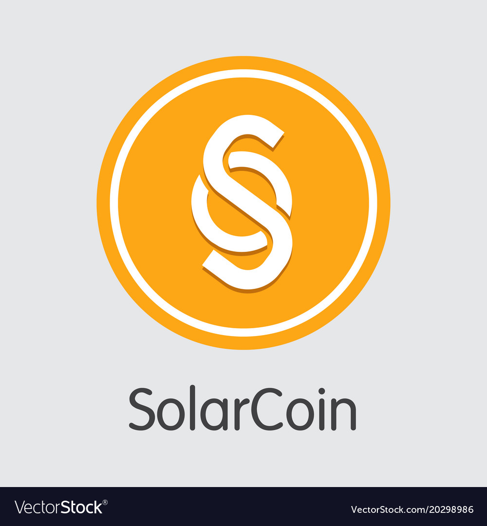 Solarcoin virtual currency coin icon