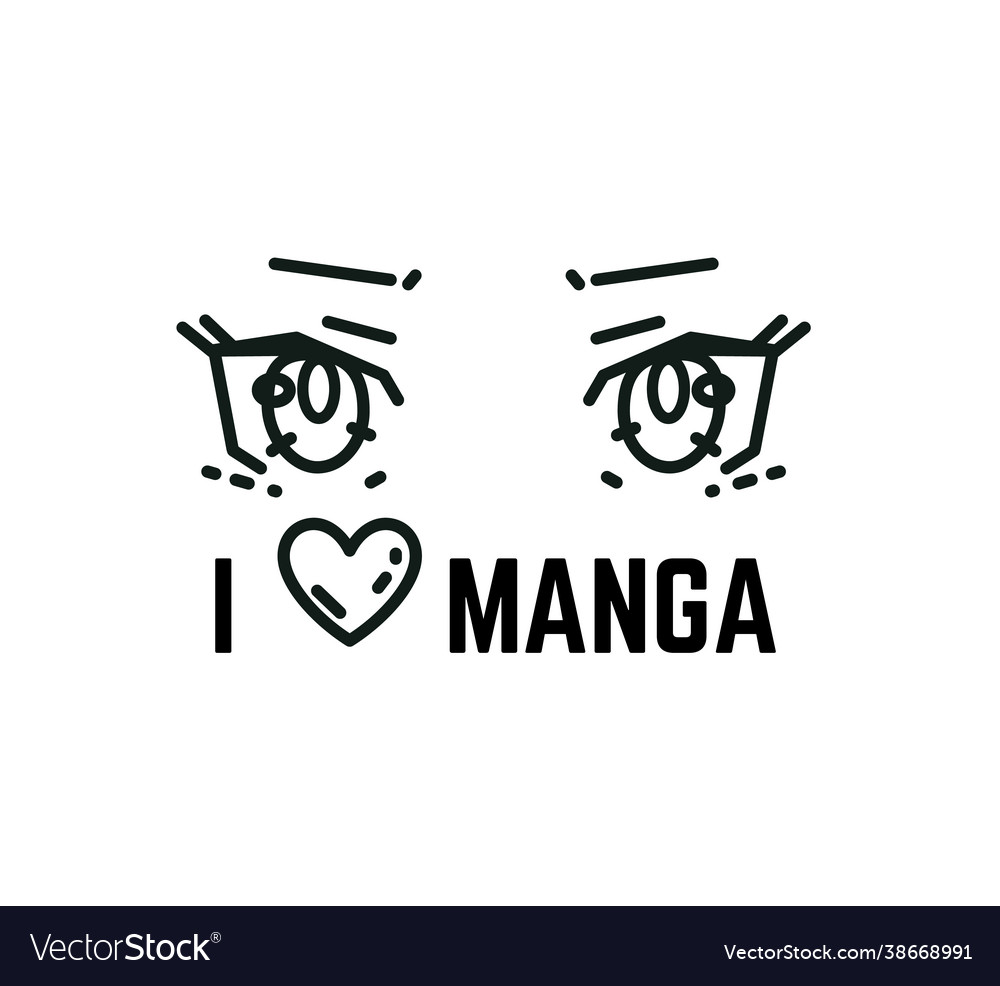 Anime Manga Zeichen - Niedliche Augen