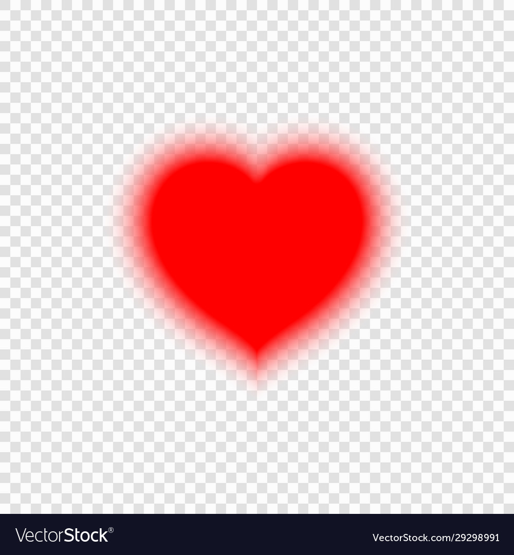Bright neon heart vector image Bright neon heart