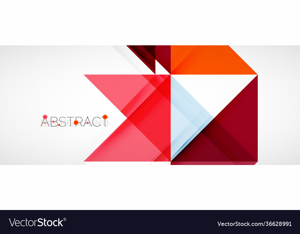 Geometric abstract background techno color vector image Geometric abstract background techno color