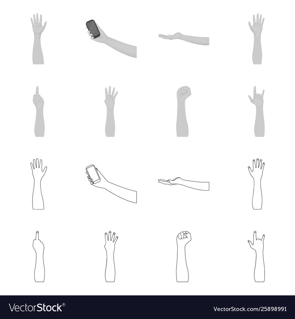 Isolated object and animated symbol set