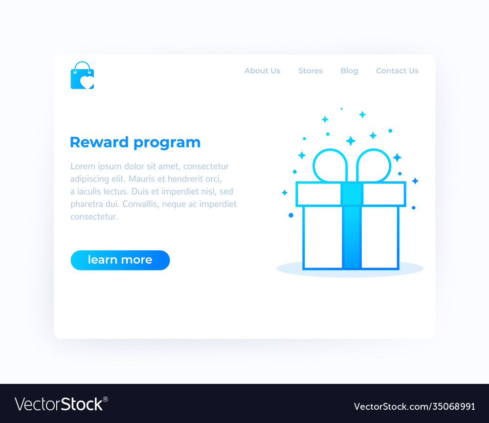 Reward program website design