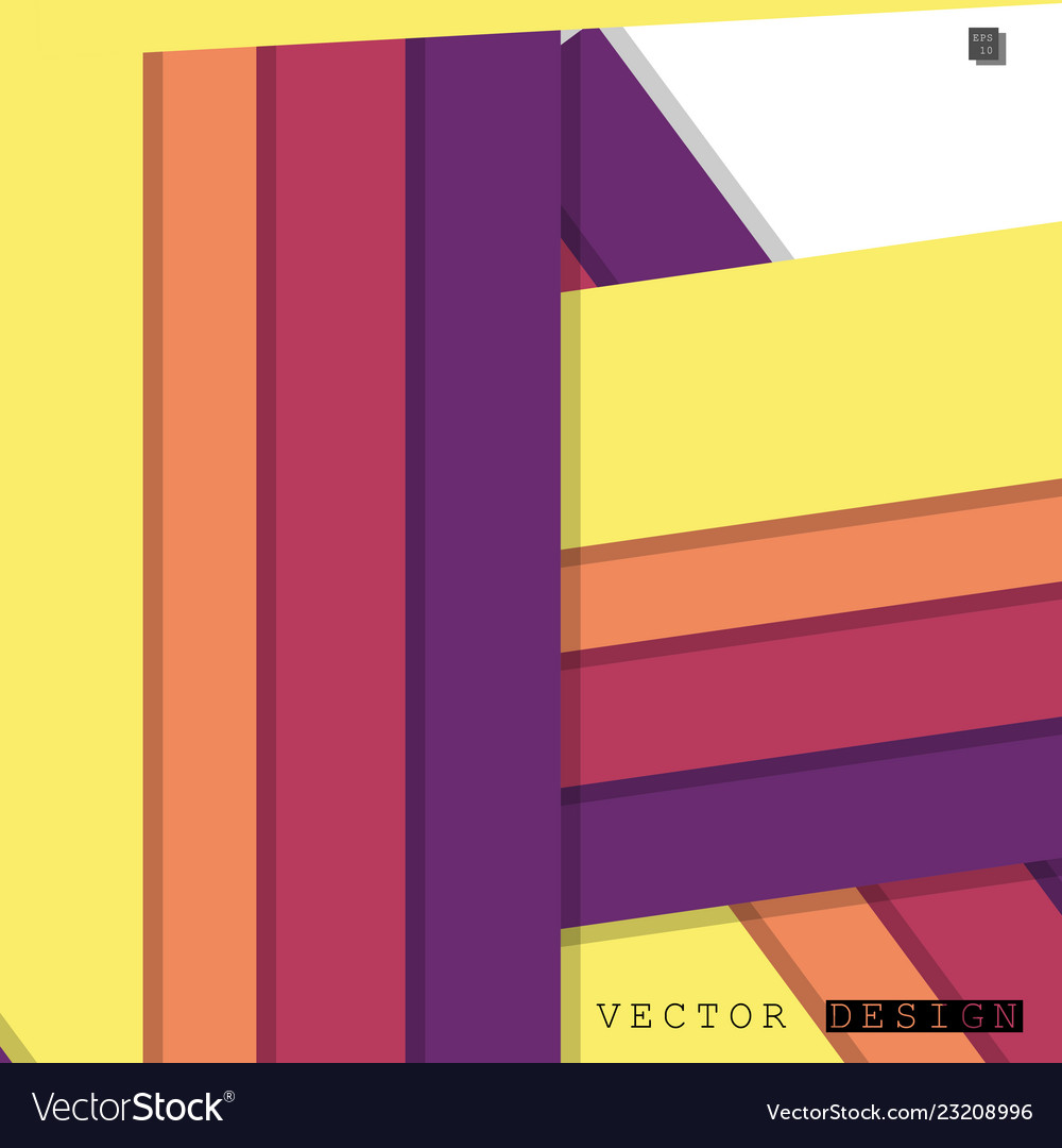 Abstract design with a background of colorful Vector Image Abstract design with a background of colorful