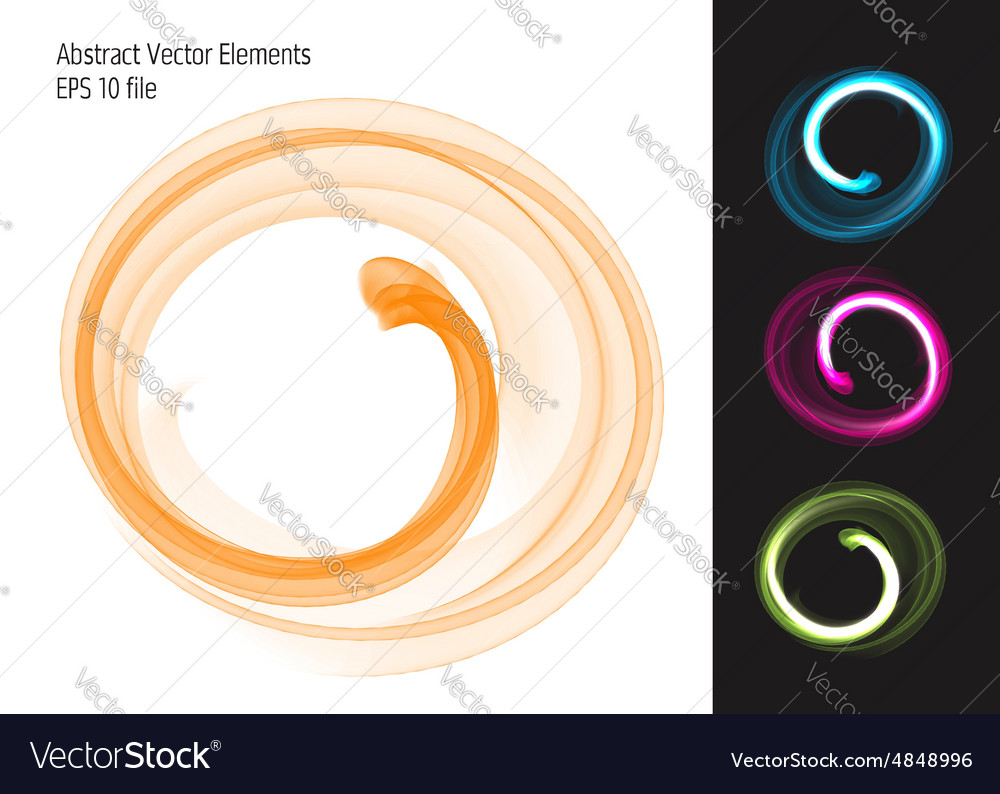 Abstract isolated wave element
