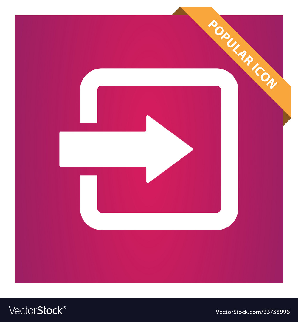 Login icon for web and mobile