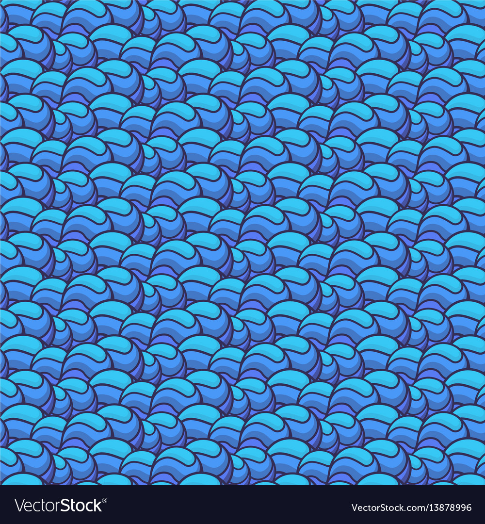 Seamless abstract waves and curves pattern vector image Seamless abstract waves and curves pattern