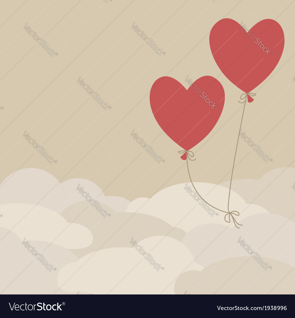 valentine card template royalty free vector image