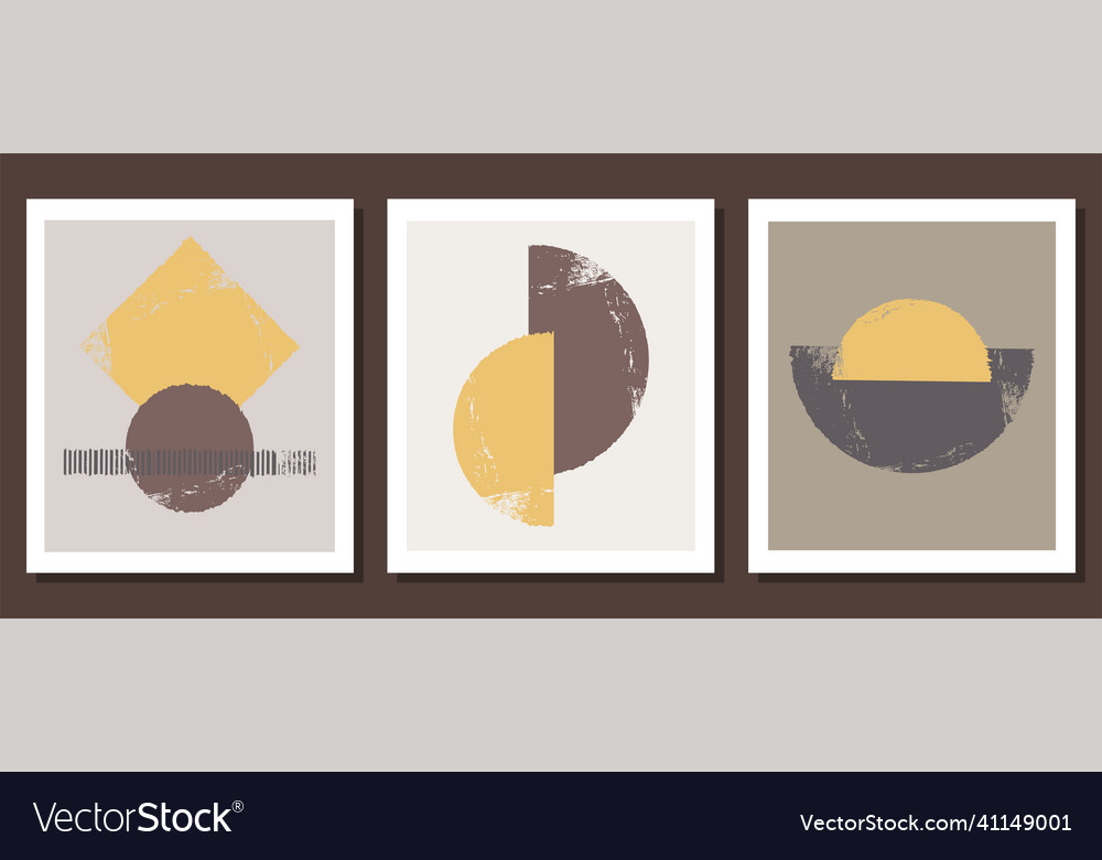 Elements of primitive forms modern style boho