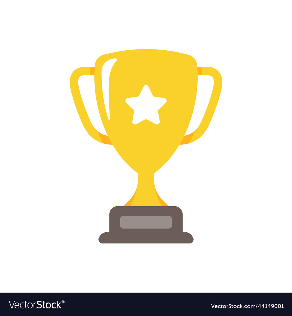 Golden trophy for the winners of sport Royalty Free Vector