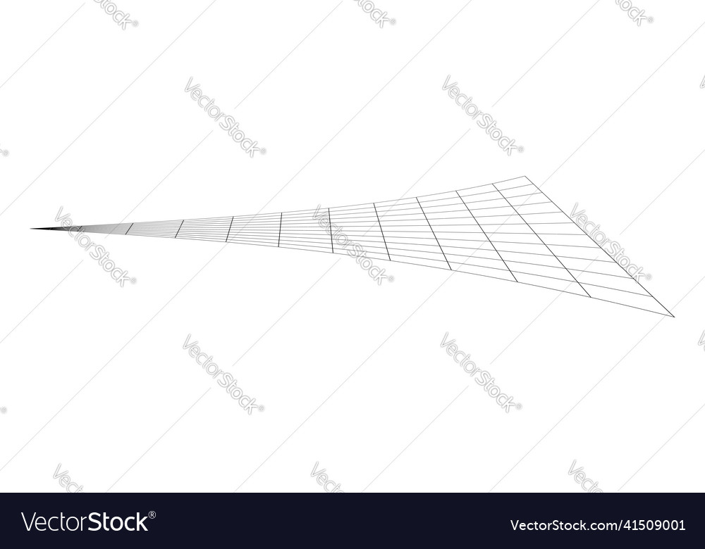 Graticule grid mesh plane with deform distortion