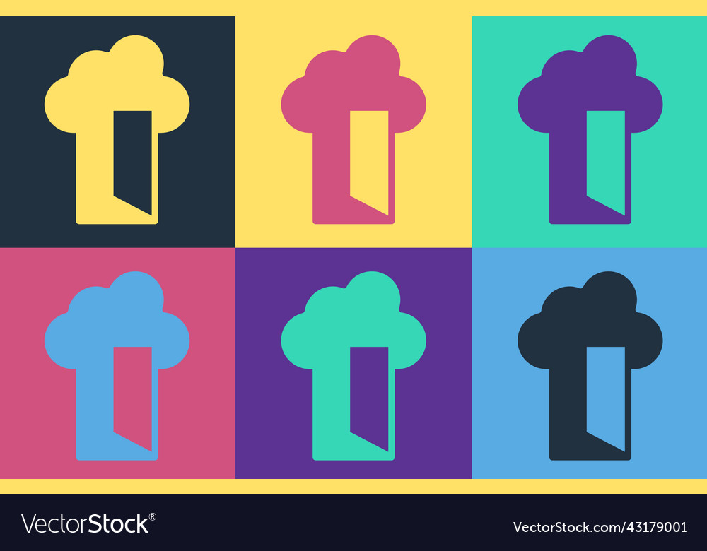 Pop art cloud database icon isolated on color vector image Pop art cloud database icon isolated on color