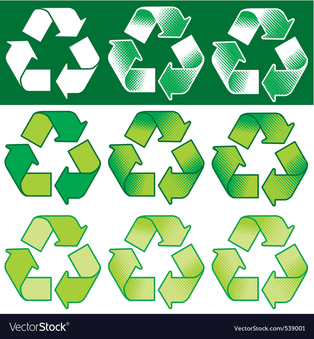 Recycling Symbol Royalty Free Vector Image - Vectorstock