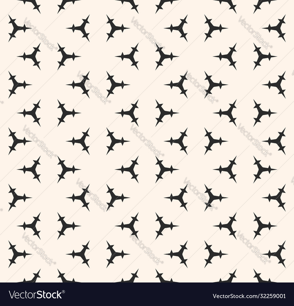 Seamless pattern monochrome geometric texture Vector Image