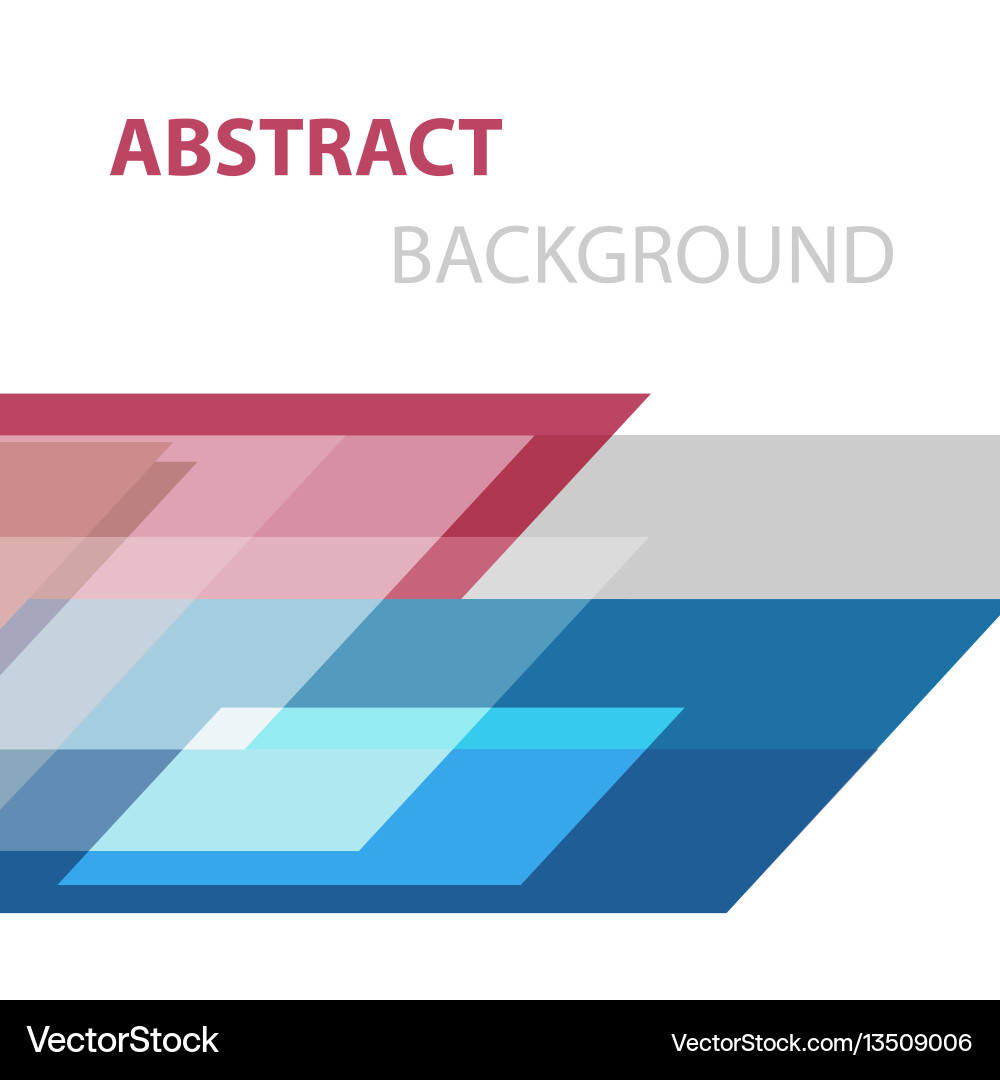 Abstract background with geometric overlapping Vector Image