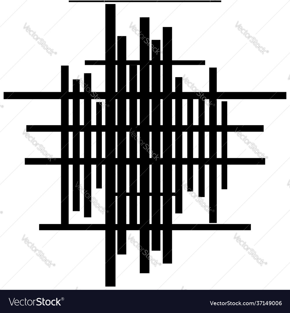 Abstract grid mesh lattice grating geometric