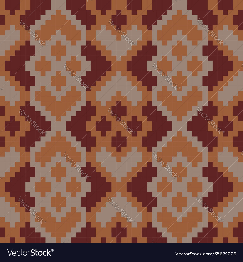 Burgundy argyle seamless pattern background vector image Burgundy argyle seamless pattern background