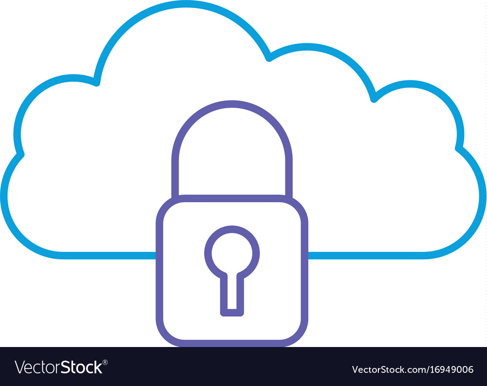 Cloud computing with padlock