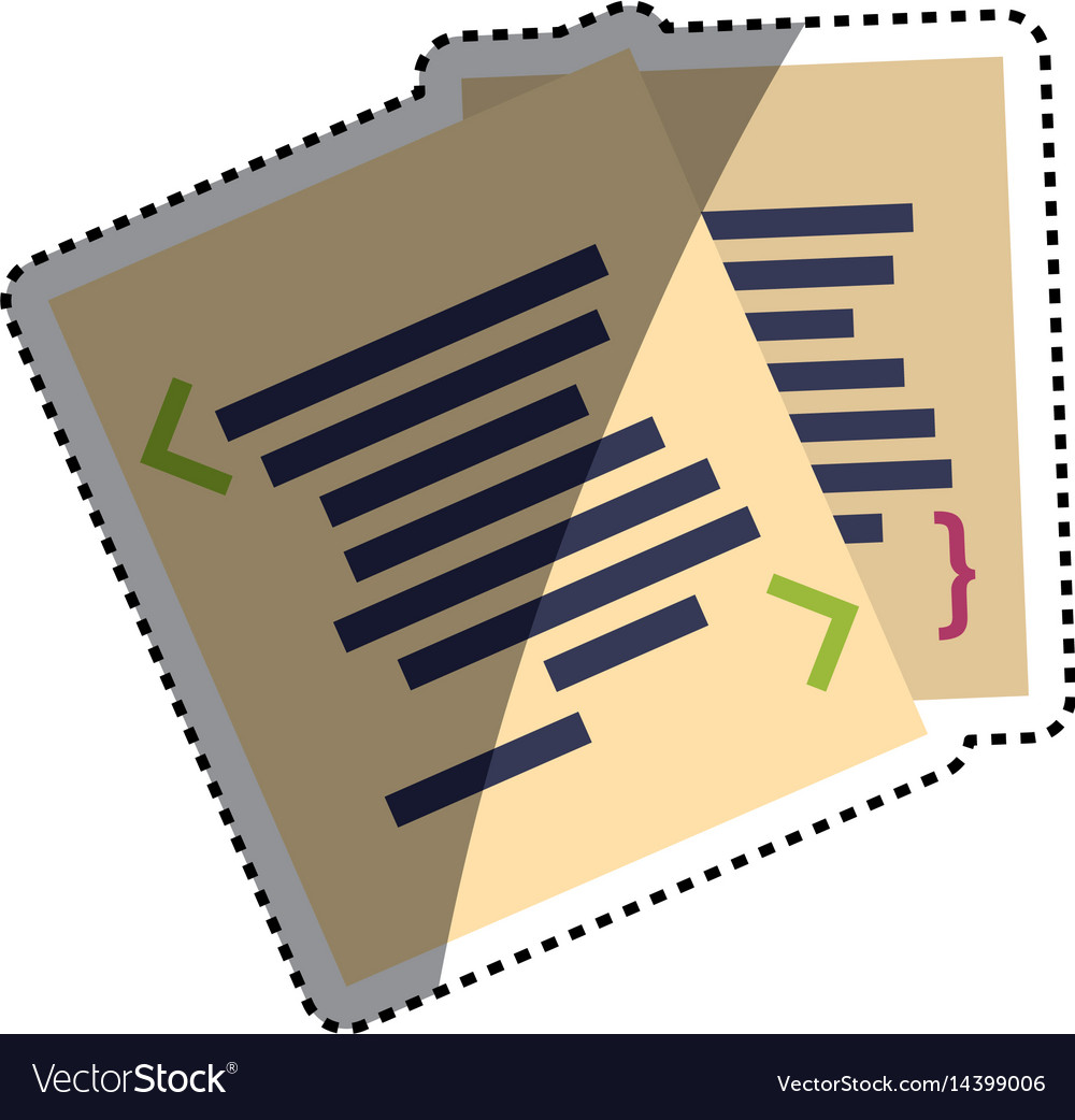 Computer code programming Royalty Free Vector Image