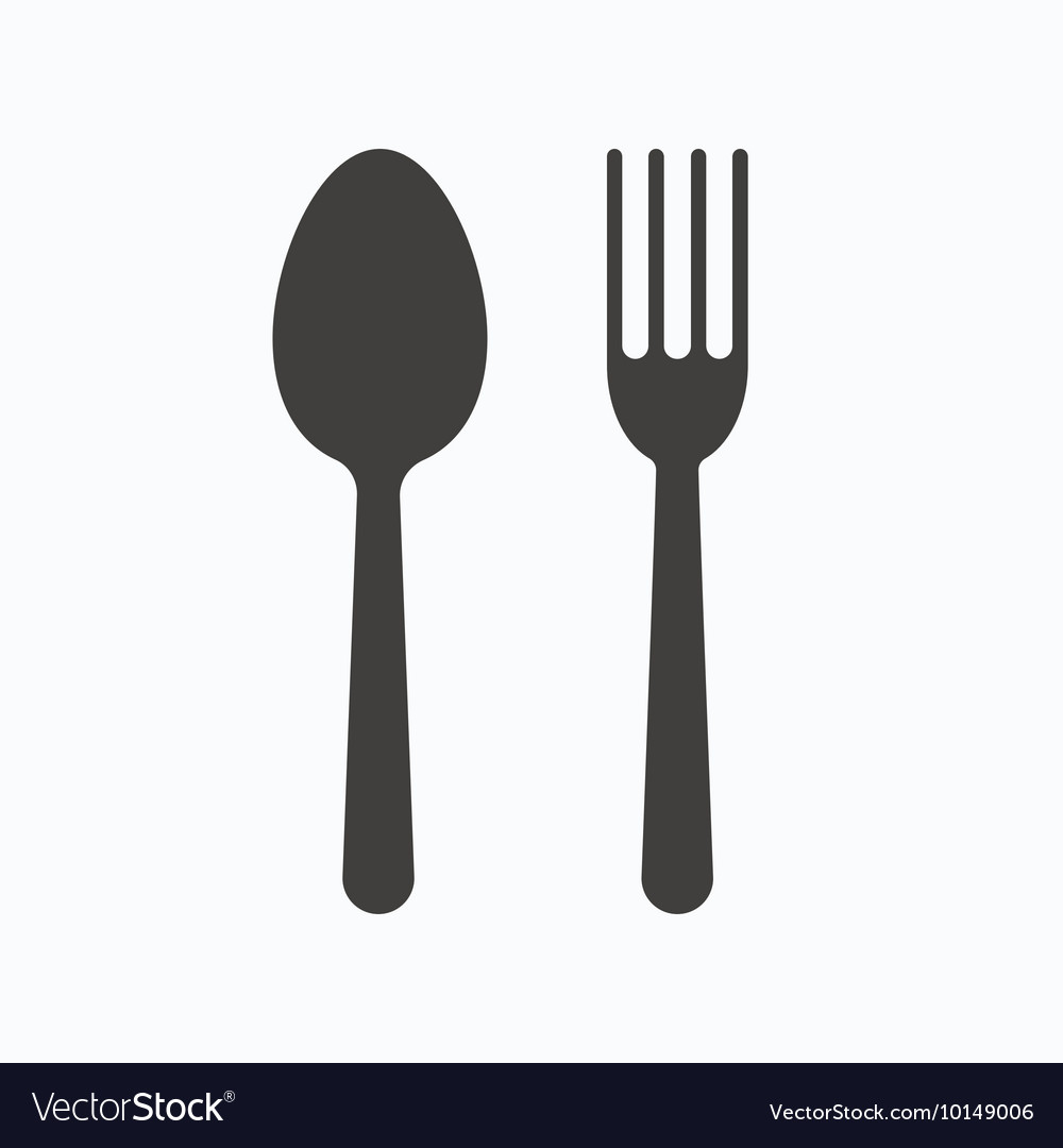 Fork and Spoon Icons - Flatware