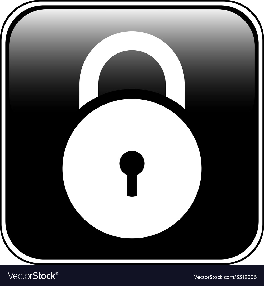 Lock symbol button