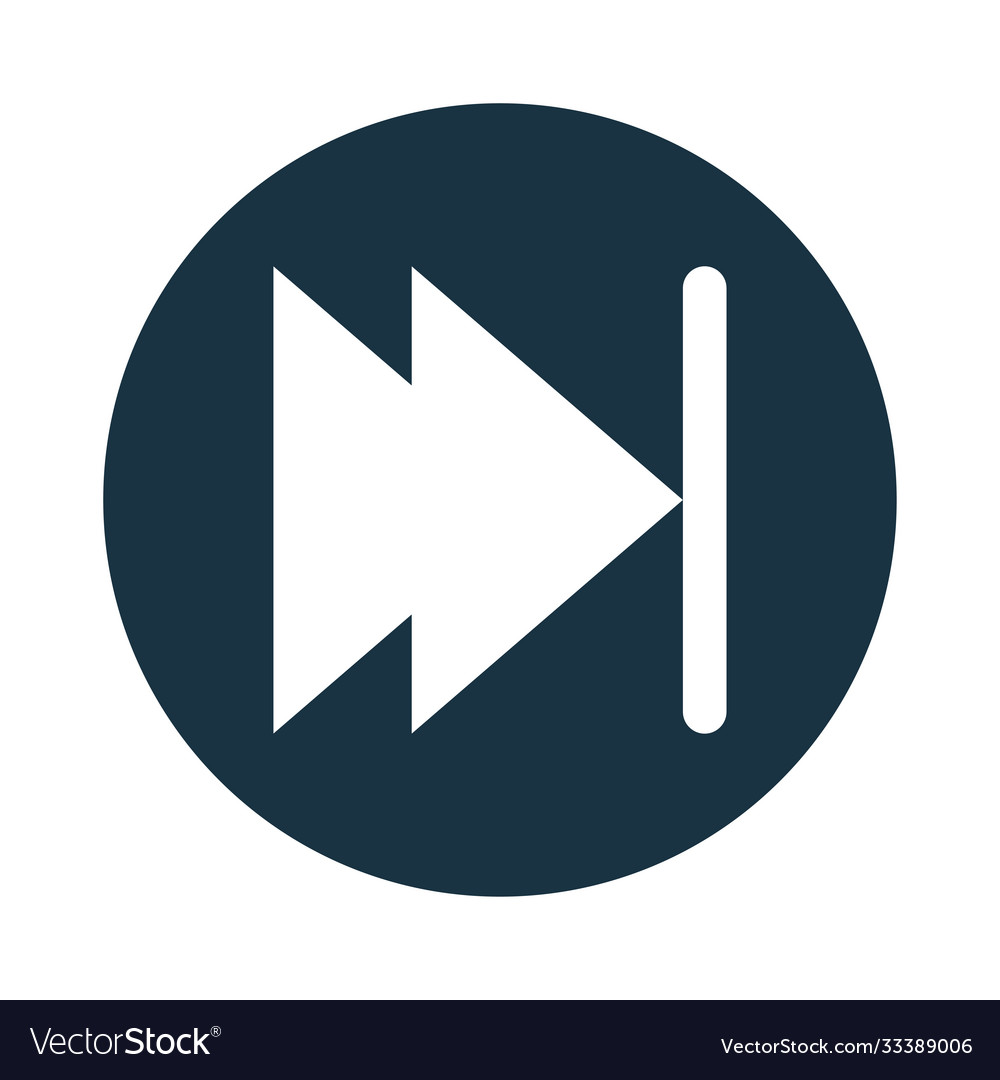 Next button track icon is isolated