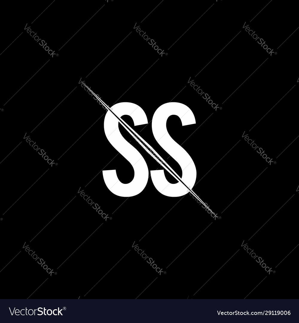 Initial letter shape s slash logo sign symbol icon