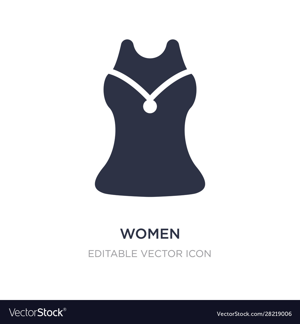 Women sleeveless shirt icon on white background