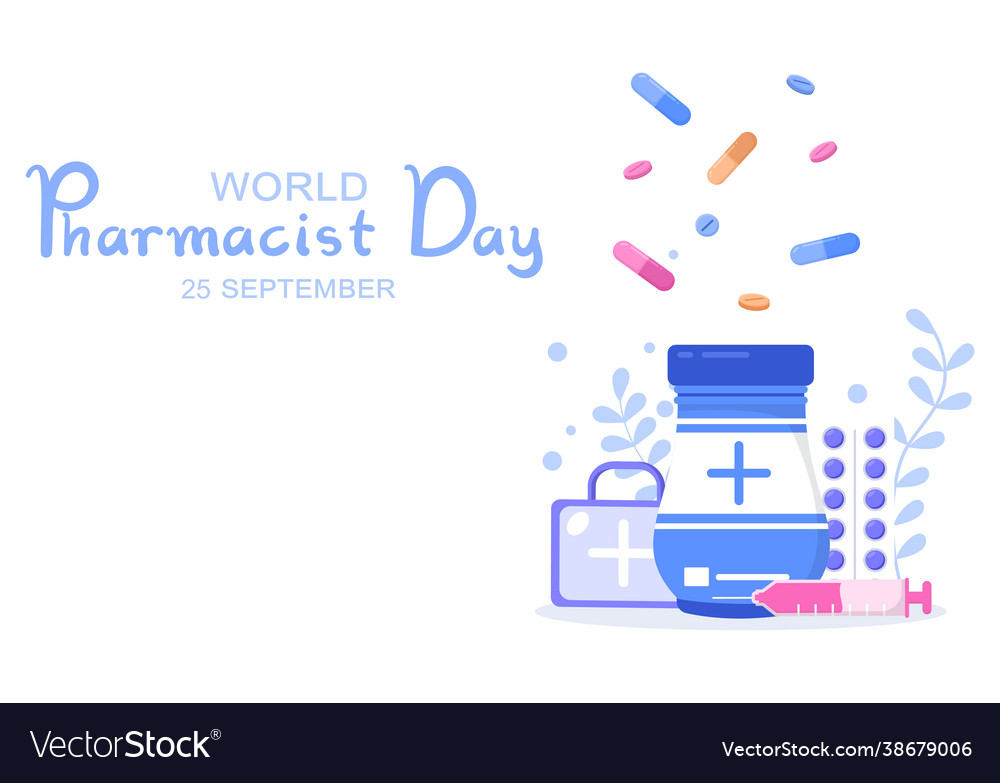 World pharmacists day which is held on september vector image World pharmacists day which is held on september