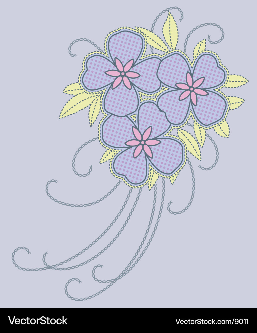 Abstract flower Royalty Free Vector Image - VectorStock