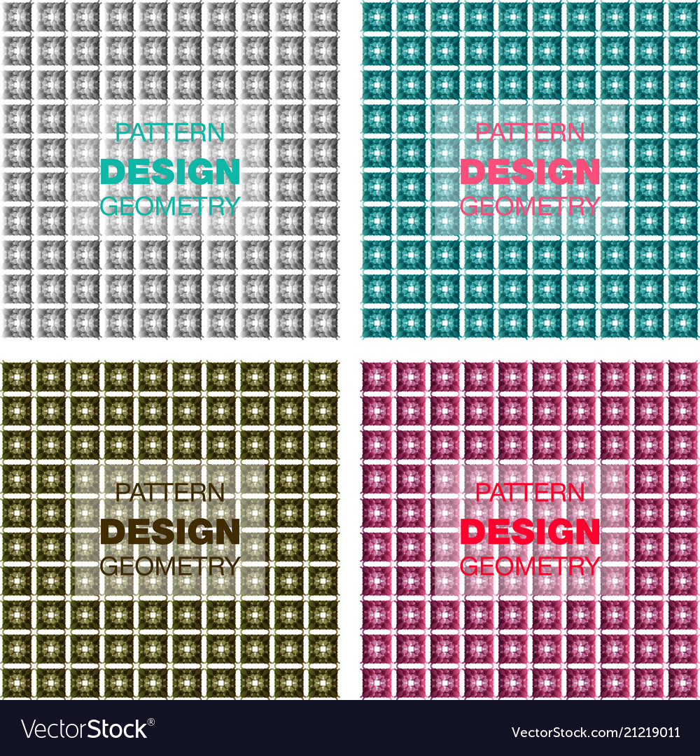 Abstract geometric pattern with lines rhombuses vector image Abstract geometric pattern with lines rhombuses