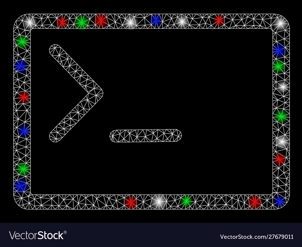 Bright mesh network coding console with flash