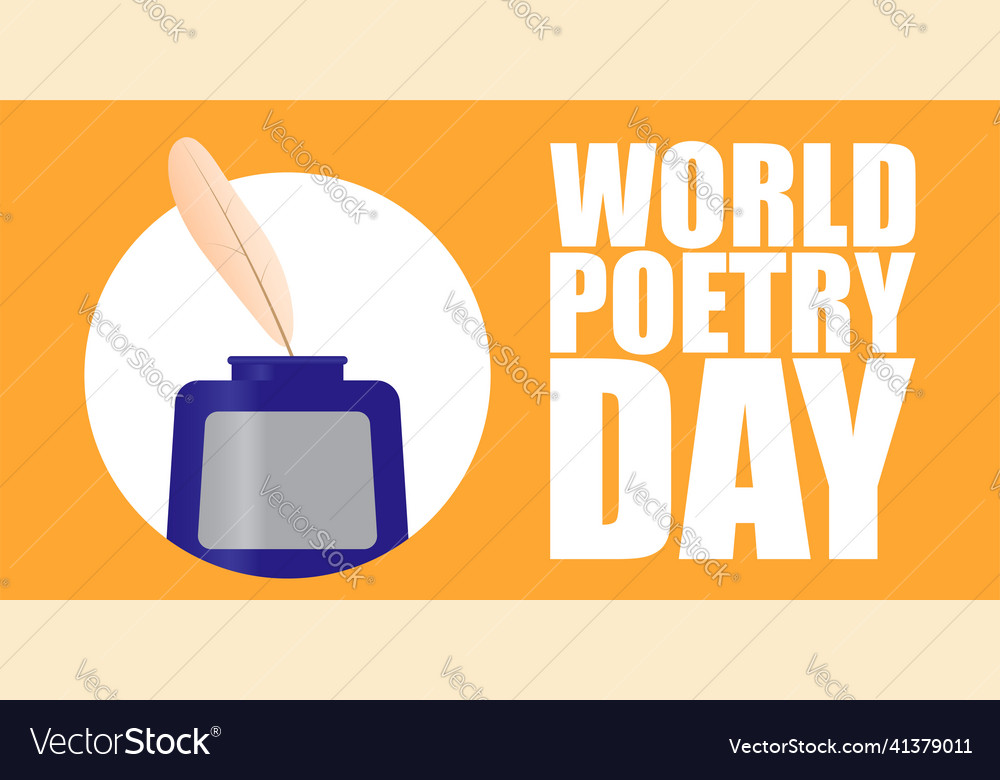 For world poetry day