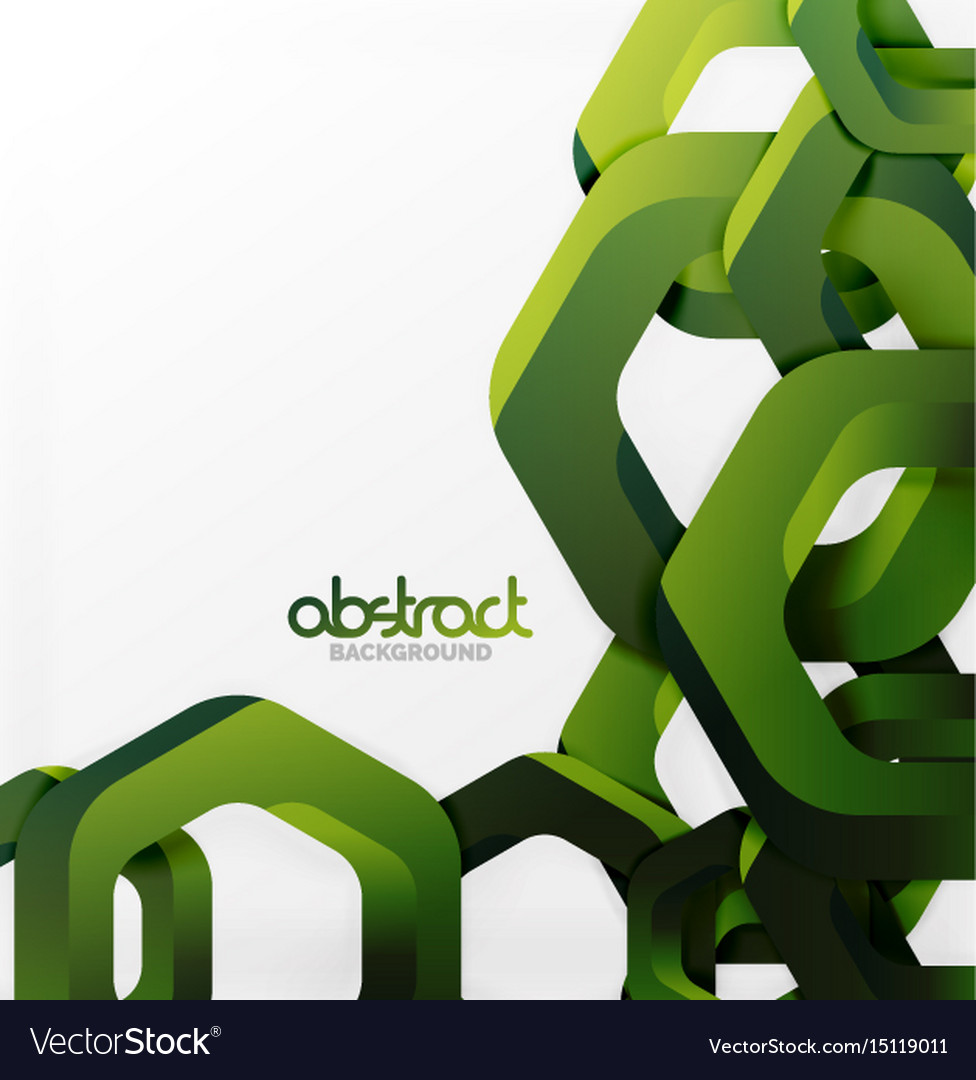 Overlapping hexagons design background