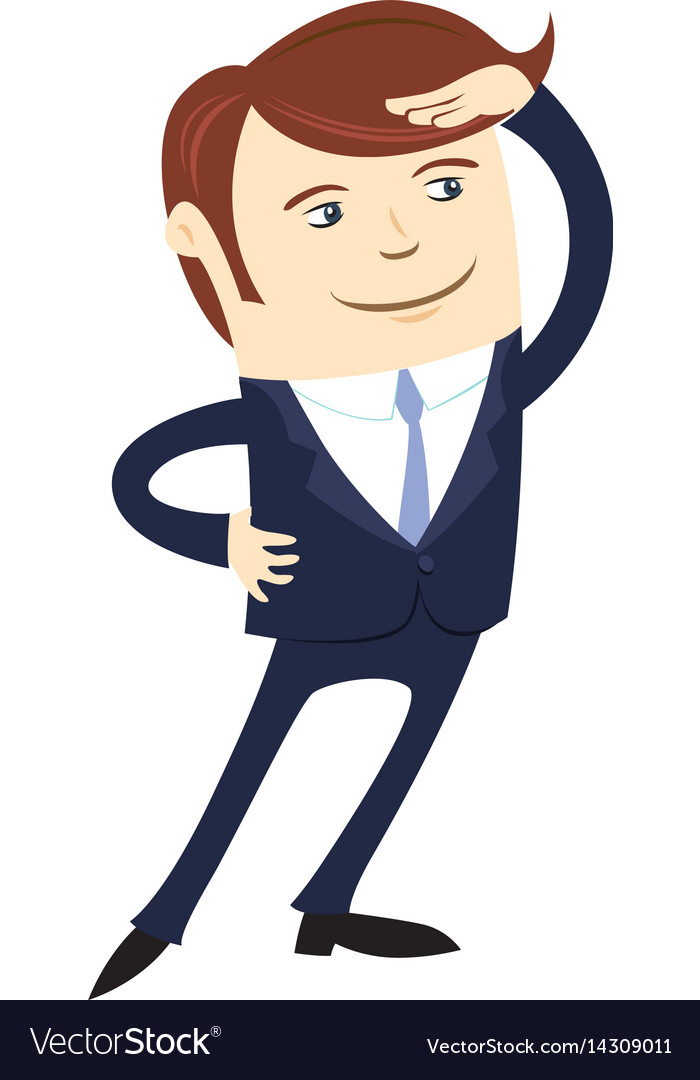 Smiling Business Man in Suit