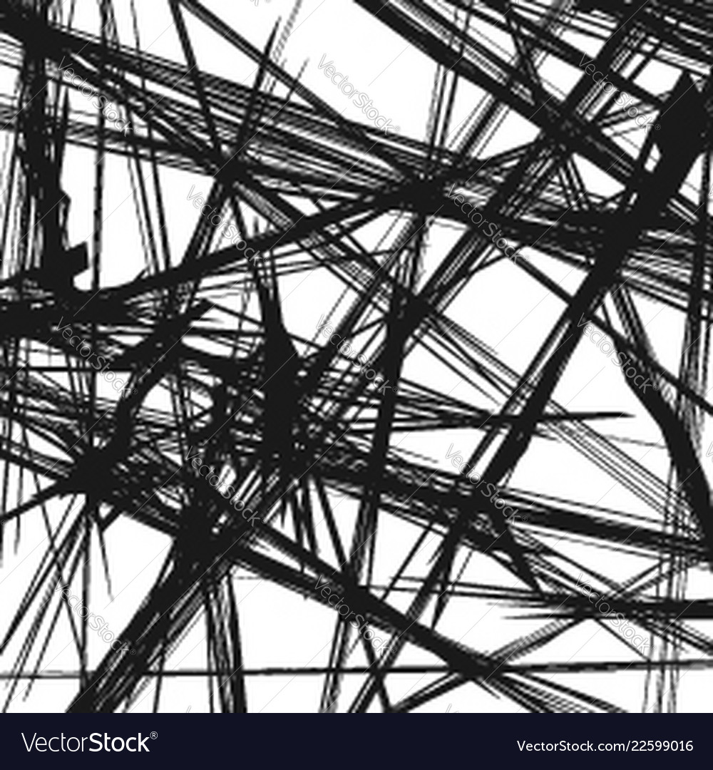 Abstract geometric with random chaotic elements Vector Image Abstract geometric with random chaotic elements