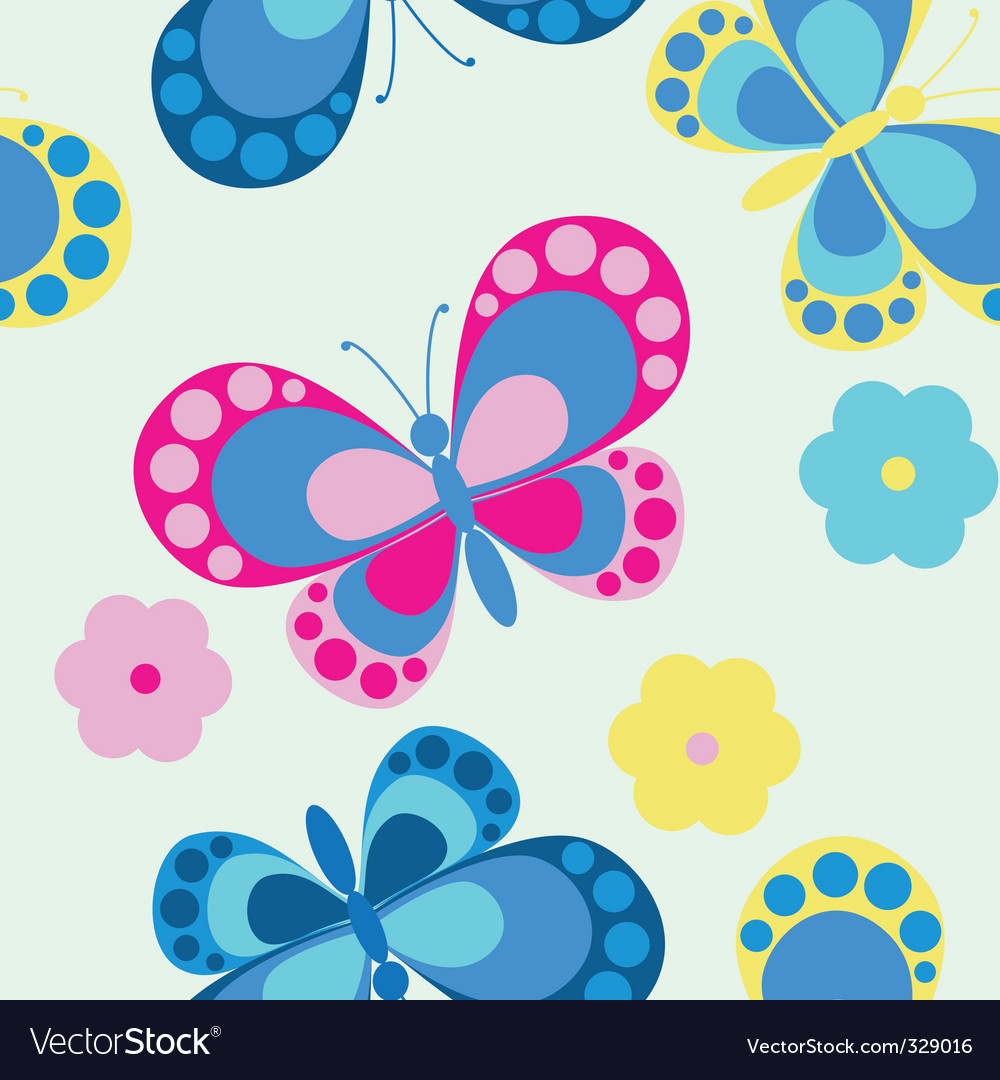 Butterflies Royalty Free Vector Image - VectorStock