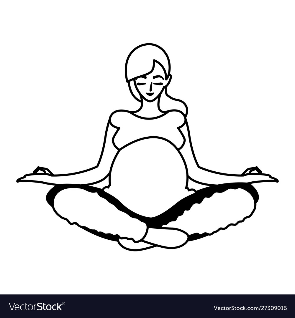 Isolated pregnant woman design icon