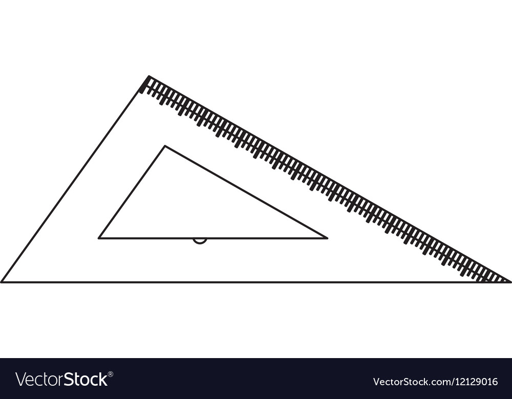 Isolated ruler design Royalty Free Vector Image