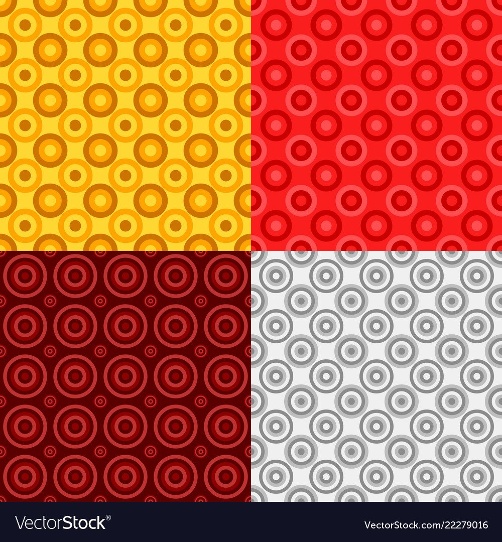 Simple seamless circle pattern design background vector image Simple seamless circle pattern design background
