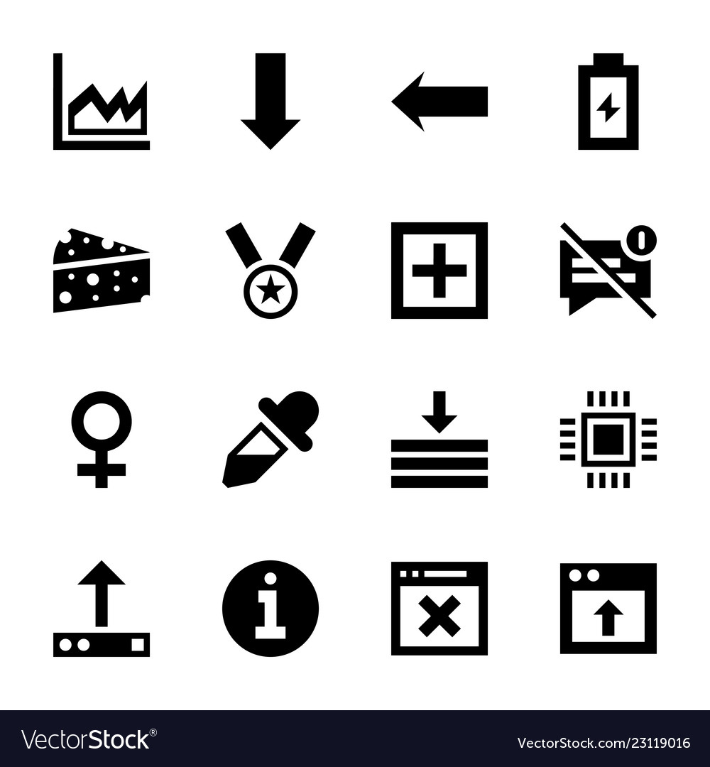Ui set of icons