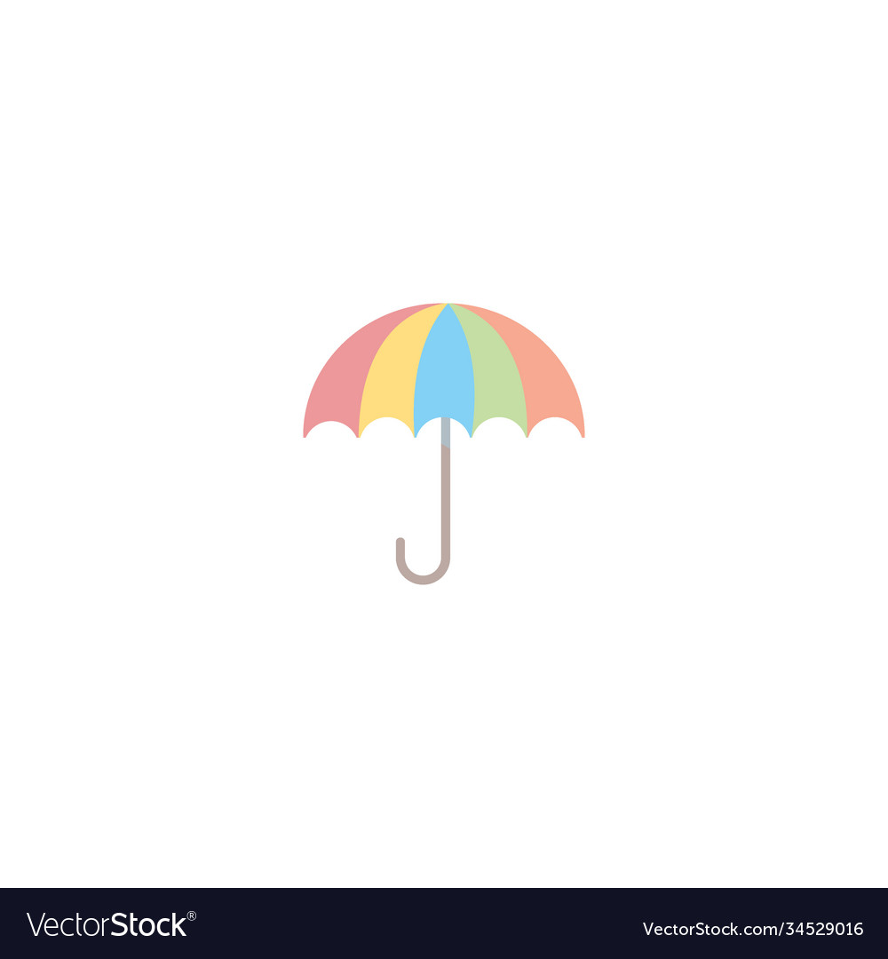 Umbrella summer clipart design Royalty Free Vector Image