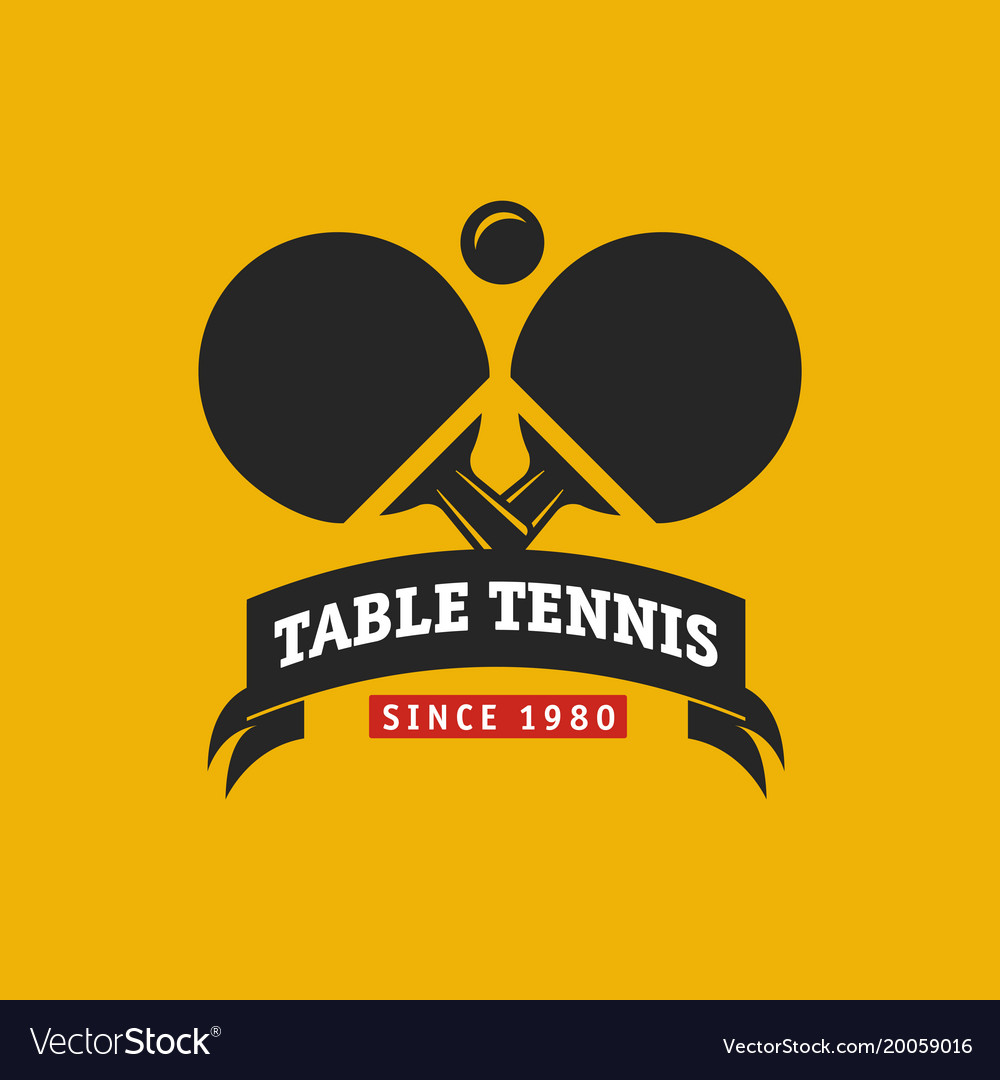 Table Tennis Logo Vector Hd PNG Images, Table Tennis Tournament Logo, Logo,  Tennis, Club PNG Image For Free Download