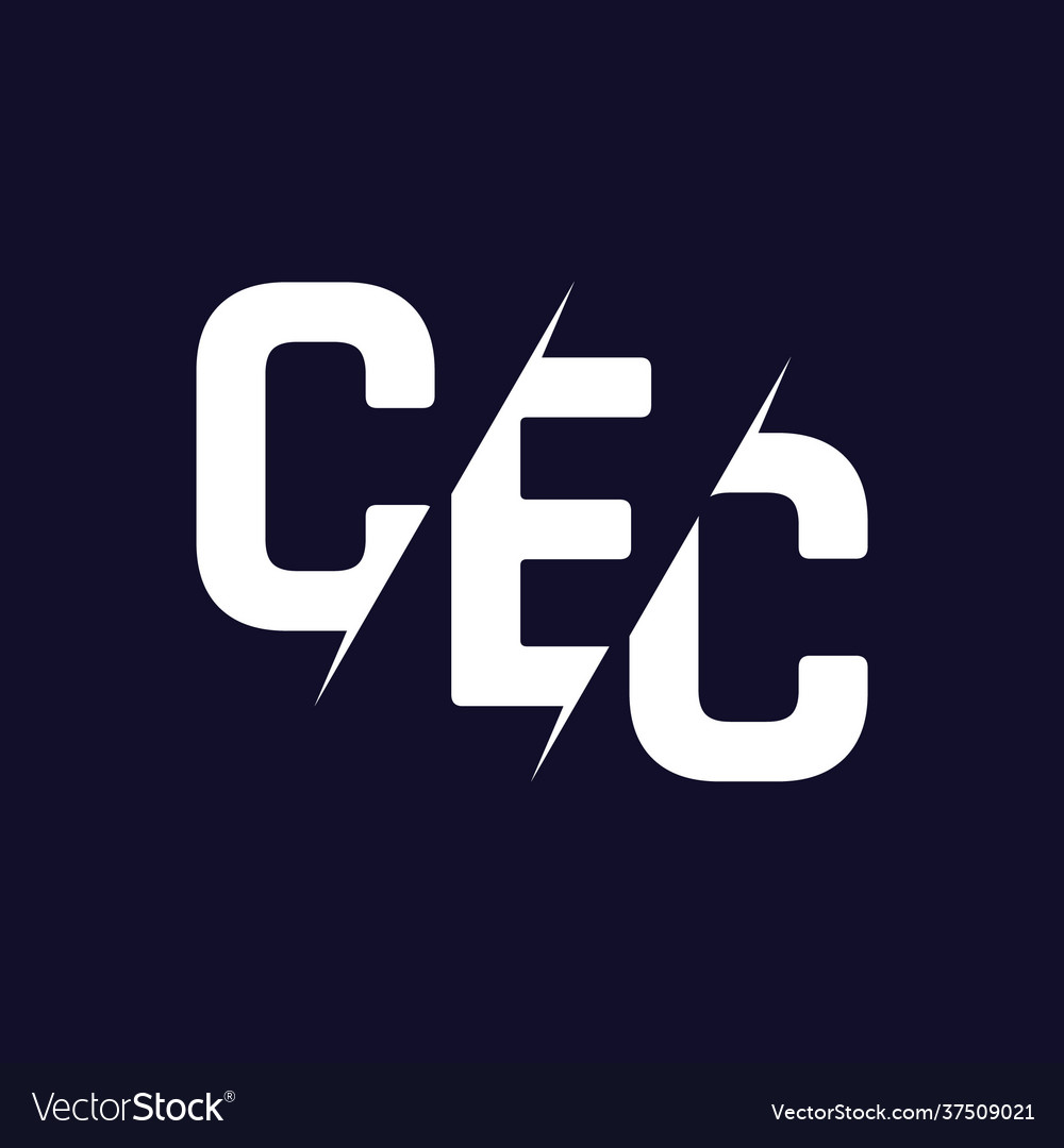 CEC Initial Monogram Logo